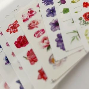 12 Sheets nail decal florals